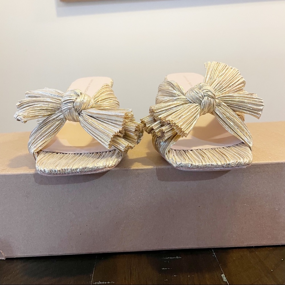 Loeffler Randall Eugenia Pleated Slides - Picture 7 of 11